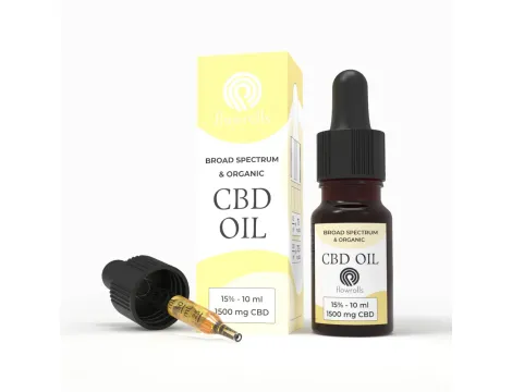 Flowrolls Olejek konopny Broad Spectrum CBD 15%